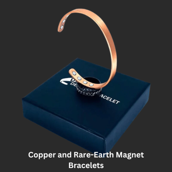 Copper and Rare-Earth Magnet Bracelets