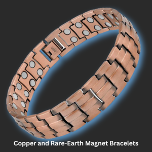 Copper and Rare-Earth Magnet Bracelets