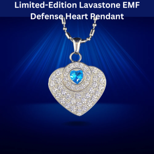 Lavastone EMF Defense Heart Pendant