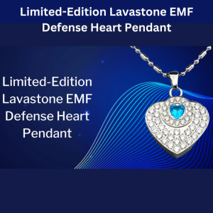 Lavastone EMF Defense Heart Pendant